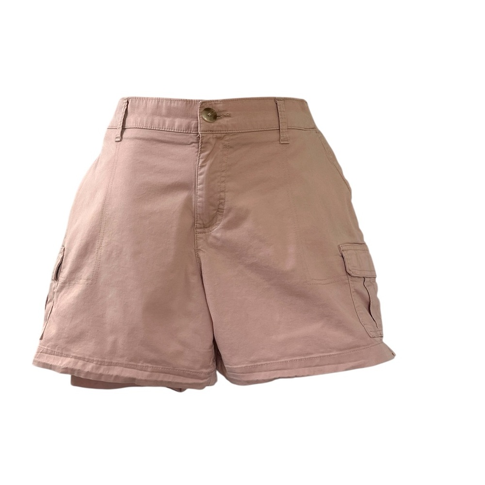 Lee Pink Cargo Shorts Relaxed Fit Cotton